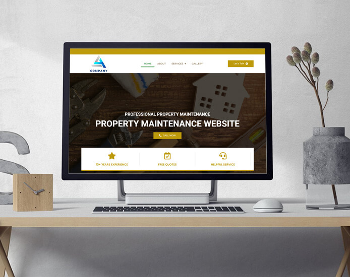 property maintenance Web Design