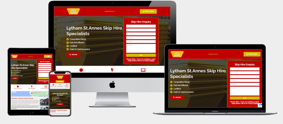 Skip Hire Web Design
