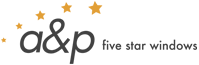 A&P Windows and Doors Wigan – 10 Year Guarantee – 01942 258818 logo